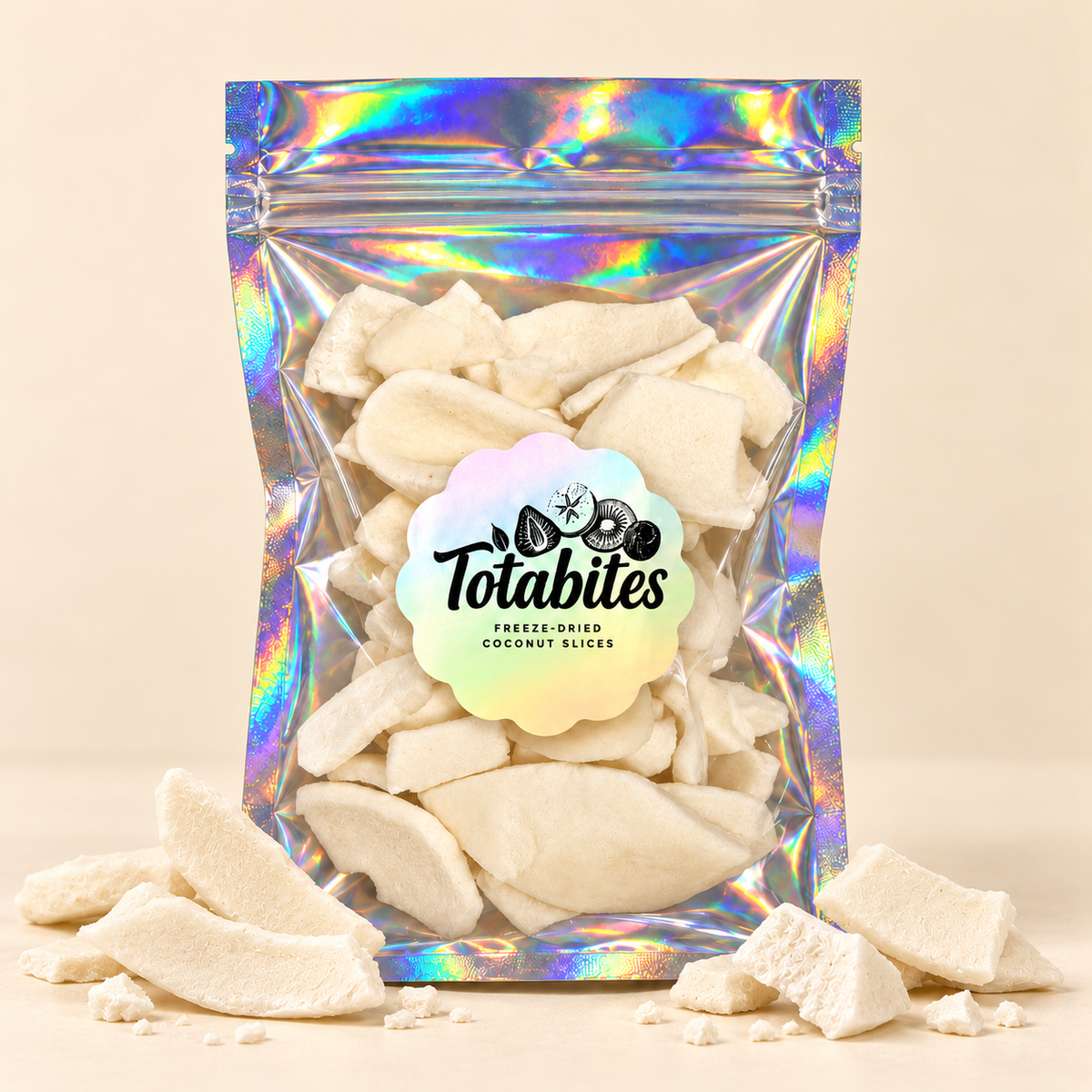 Freeze-Dried Coconut Slices