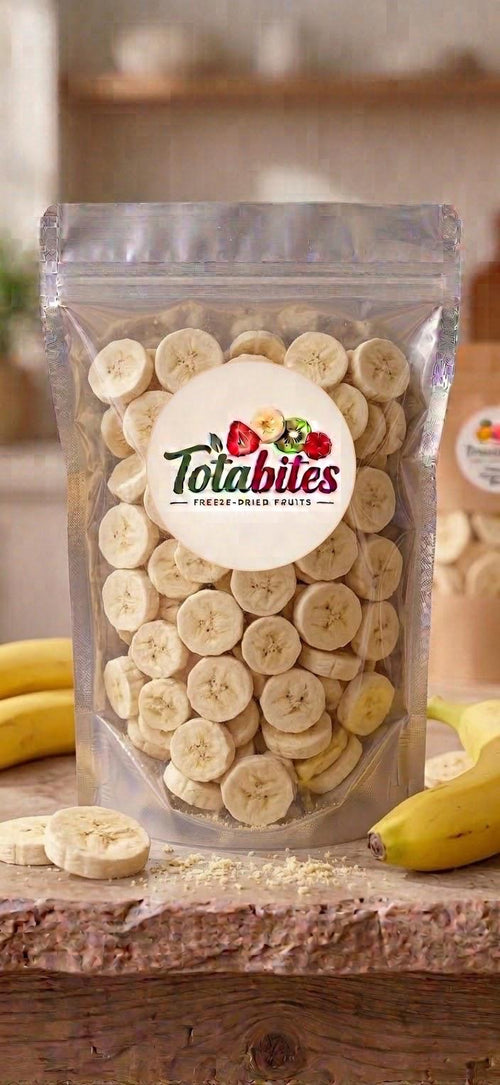 Totabites freeze-dried banana slices