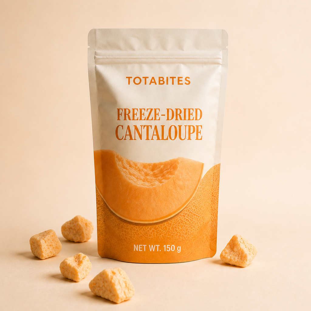 Totabites freeze-dried cantaloupe 150 g pouch