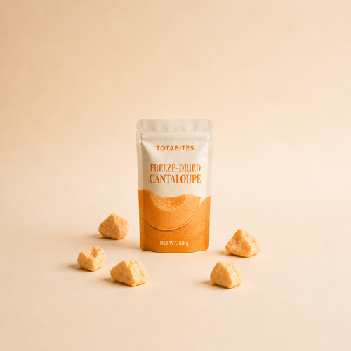 Totabites freeze-dried cantaloupe 50 g pouch